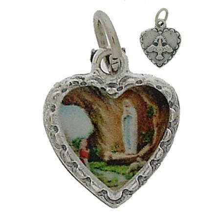 Médaille Coeur Appar. Lourdes