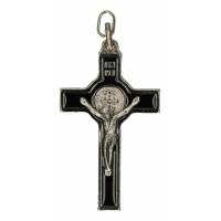 Croix St Benoît - 50 mm - Noir