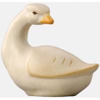 Houtsnijwerk Gans 17 Cm / Gekleurd 