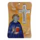 Cadre 15 X 10 Cm St Benoit + Croix Metal St Benoit 7 Cm