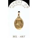 Medaille plaqué-goud - O.L.V. - 18 mm 