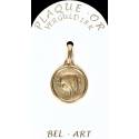 Médaille plaqué-or - Vierge - 15 mm