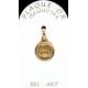 Medaille plaqué-goud - Engel - 13 mm 