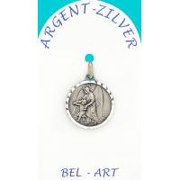 Médaille Argent - Ange Gardien - 16 mm
