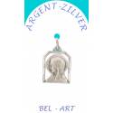 Médaille Argent - Vierge Ajourée - 14 X 17 mm