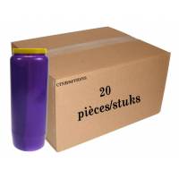 Carton de 20 Neuvaines - Violet