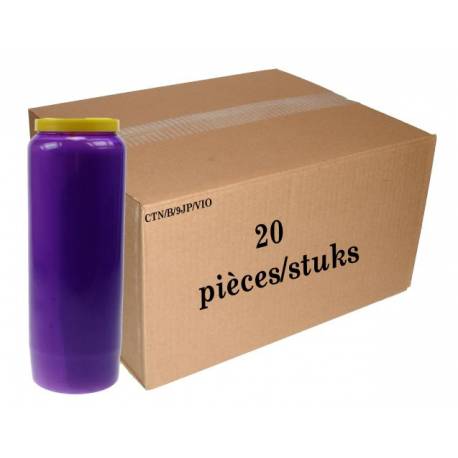 Carton de 20 Neuvaines - Violet - Parfum de Violette