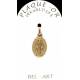 Médaille plaqué-or - Miraculeuse - 15 mm