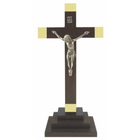 Croix sur Base - 28 X 9.5 cm - Bois