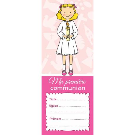 Signet 15 X 5.5 Cm Communion Invitation + Verset Biblique