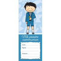Bladwijzer 15 X 5.5 Cm Communie Invitatie + Bijbelse Vers 