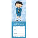 Bladwijzer 15 X 5.5 Cm Communie Invitatie + Bijbelse Vers 