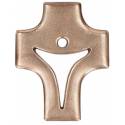 Croix Murale Bronze 9,5 X 7,5 Cm