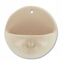 Benitier Ceramique 7 Cm Creme Croix