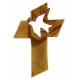 Croix Murale - 13 X 9 cm - Bois d'olivier