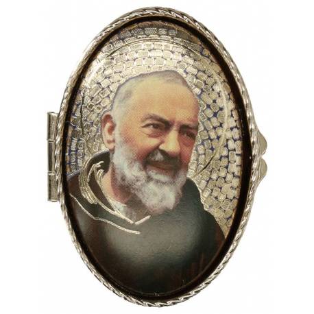 Pillendoosje - H P Pio - Mozaiek - Ov70 X 45 mm 