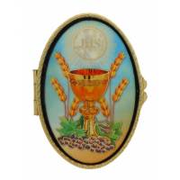 Boîte à Pilules - Communion - Mosaique - Ov 70 X 45 mm