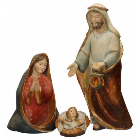 Ste Famille pour personnages de crèche de 50 cm Or - Antique