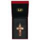 Croix Sur Cordon 8 Cm Bon Berger Couleur / Etui