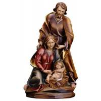 Houtsnijwerk H Familie Barok 26 Cm / Gekleurd 