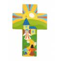 Croix murale prêtre accueil 15 cm