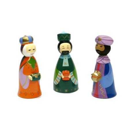 Les rois mages / crêche 9 cm + Boite