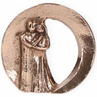 Beeld 6.5 X 6 Cm Brons - Paar 