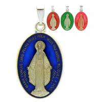 Médaille 23 mm Ov - Miraculeuse - Email