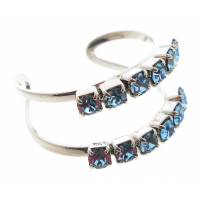 Bague Swarovsky Bleu Clair