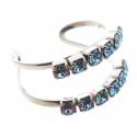 Ring Swarovsky Lichtblauw 