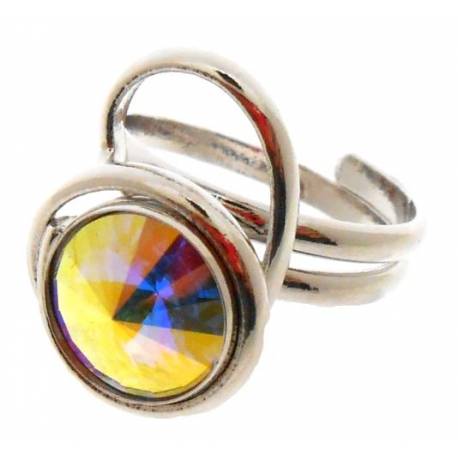 Bague Swarovsky Blanc Irise