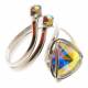 Bague Swarovsky Blanc Irise