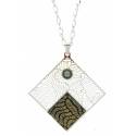 Parure Filigrane + Swarovsky Gris