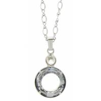 Parure Anneau Swarovsky Gris