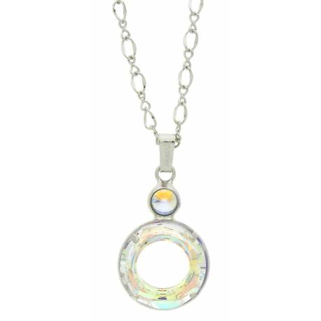 Parure Anneau Swarovsky Blanc Irise