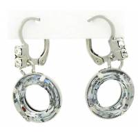 Boucles D'oreilles Anneau Swarovsky Cristal