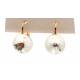Boucles D'oreilles Swarovsky Cristal Sur Cuivre