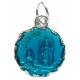 Médaille 14 mm - Appar Lourdes - Email Bleu