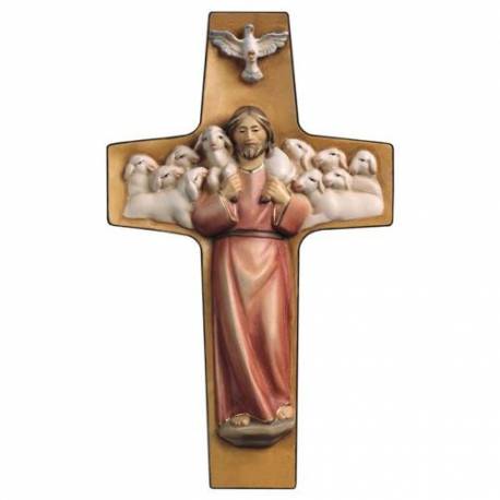 Croix Murale 32 Cm Bon Berger Couleur