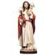Statue en bois sculpté Bon Berger 23 cm couleur