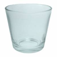 Kaarsenhouder Glas - Konisch - H 7 Cm - Diam 7 Cm 