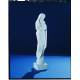 Vierge et enfant - 46 cm - "Marbre" Blanc