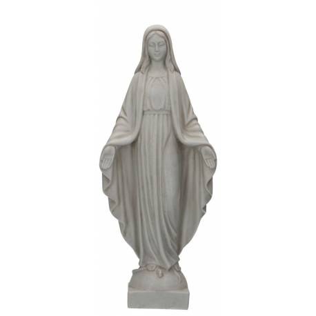 Miraculeuse - 35 cm - "Marbre" Blanc Antique