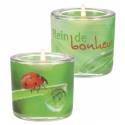 Verre+Chauffe-Plats 6 X 6.5 Plein De Bonheur