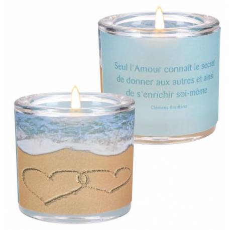 Verre+Chauffe-Plats 6 X 6.5 Seul L'amour