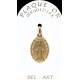 Médaille plaqué-or - Miraculeuse - 19 mm