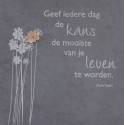 Ardoise 30 X 30 Cm Geef Iedere Dag...