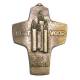 Croix Murale Bronze 10 Cm Licht Voor De Mensen