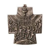 Croix Murale Bronze 10 Cm Ga De Wereld In