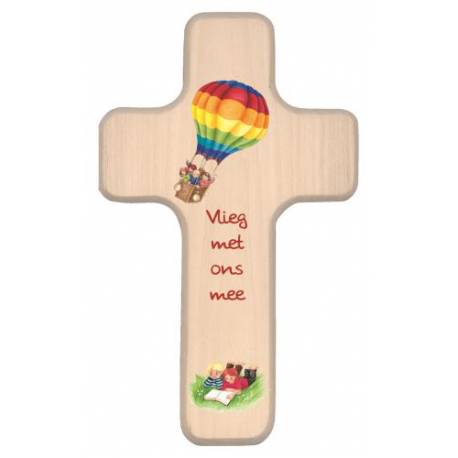 Croix Murale 11 X 18 Cm Vlieg Met Ons Mee
